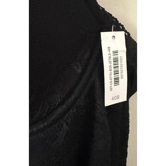 NWT Sexy Adore Me Lace Black Bra Corset Lingerie w/Adjustable Straps&Closure-40B - Picture 4 of 7